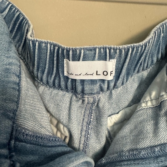 LOFT Blue Jean Shorts Casual Summer Essential - Picture 4 of 8